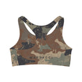 Load image into Gallery viewer, Jungle Camo, Seamless Sports Bra