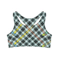 Load image into Gallery viewer, Hounds Plaid, Seamless Sports Bra