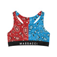 Load image into Gallery viewer, Bandana, Seamless Sports Bra