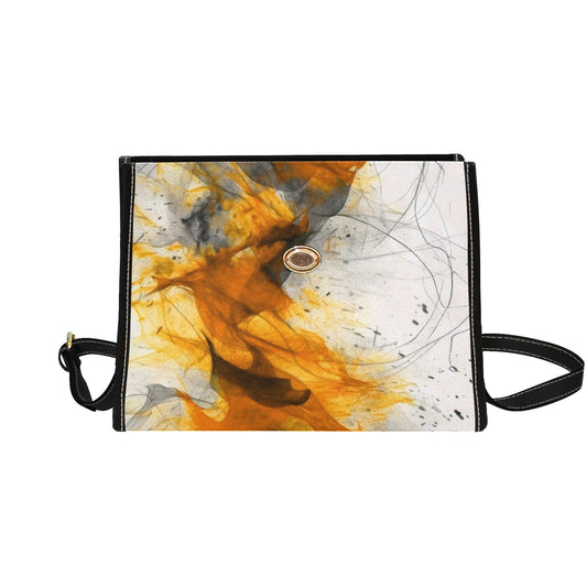 Smoke and Fire, canvas purse