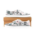 Load image into Gallery viewer, Doves and Daggers, Women's Classic Canvas Low Top Sneakers
