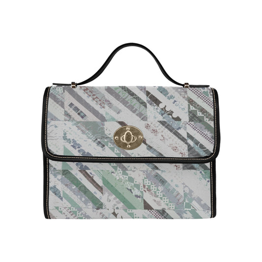 Land Map, canvas purse