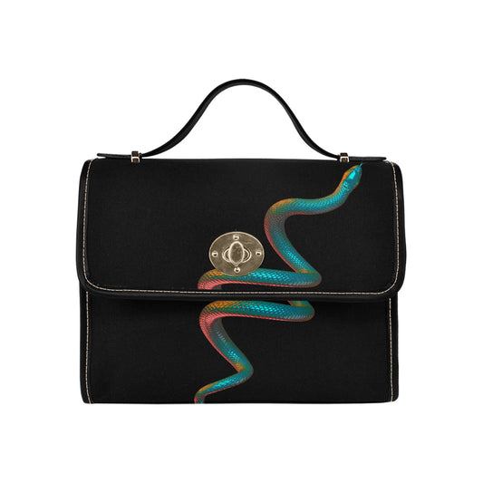 The Coil, canvas purse