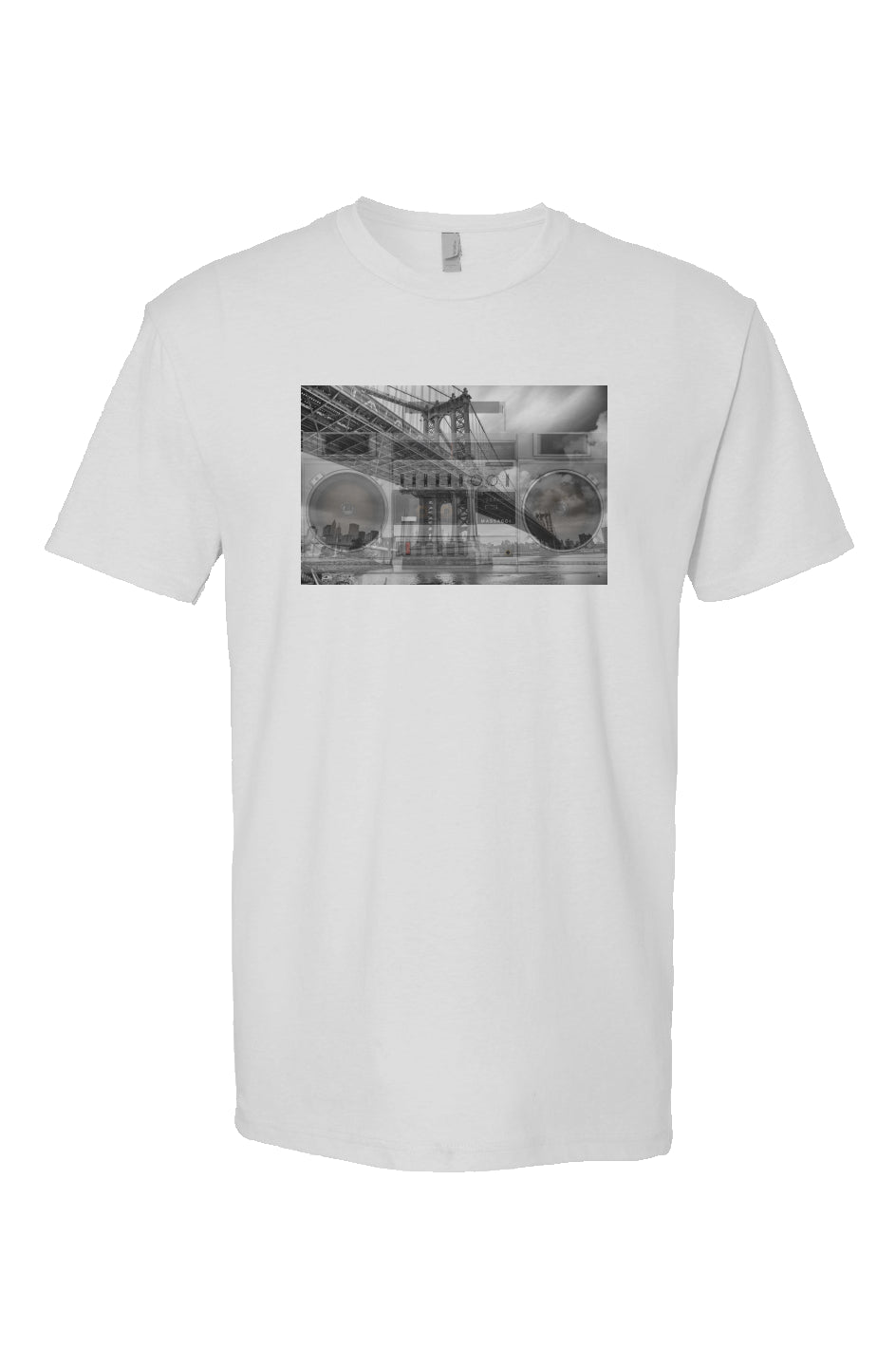 Boombox Bridge, Short Sleeve T shirt