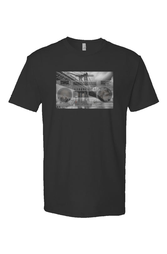 Boombox Bridge, Short Sleeve T shirt
