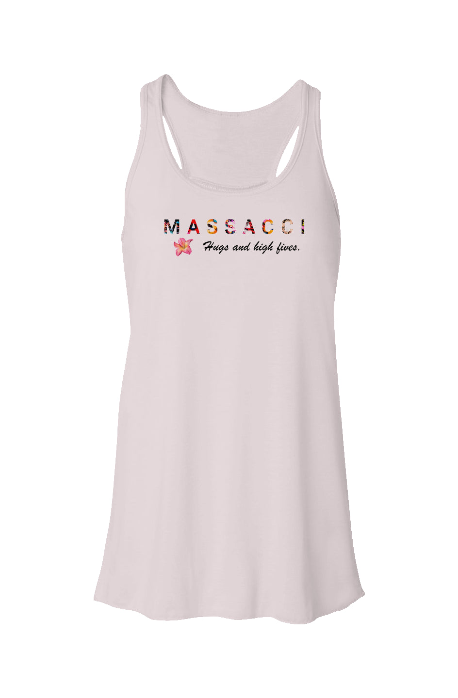 Hugs and High fives, Flowy Racerback Tank