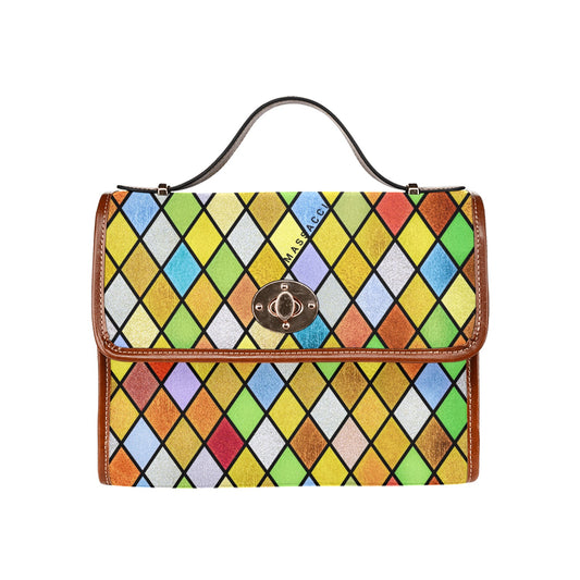 Stained Glass, canvas purse
