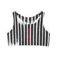 Load image into Gallery viewer, Zebra Stripes, Seamless Sports Bra
