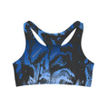 Load image into Gallery viewer, Cool Azul, Seamless Sports Bra
