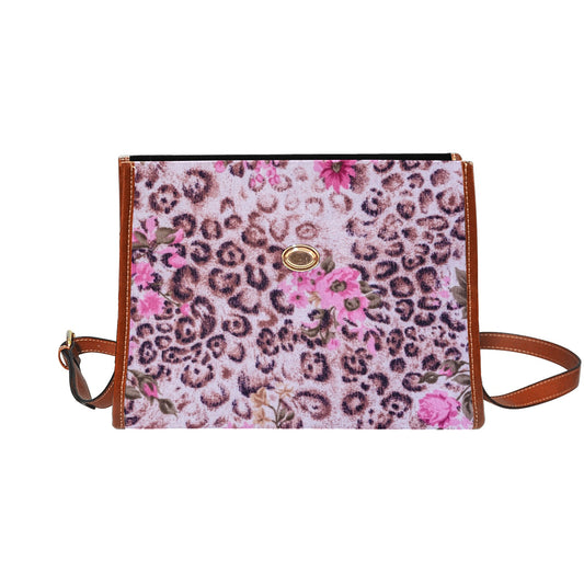 Cheetah Pink, canvas purse