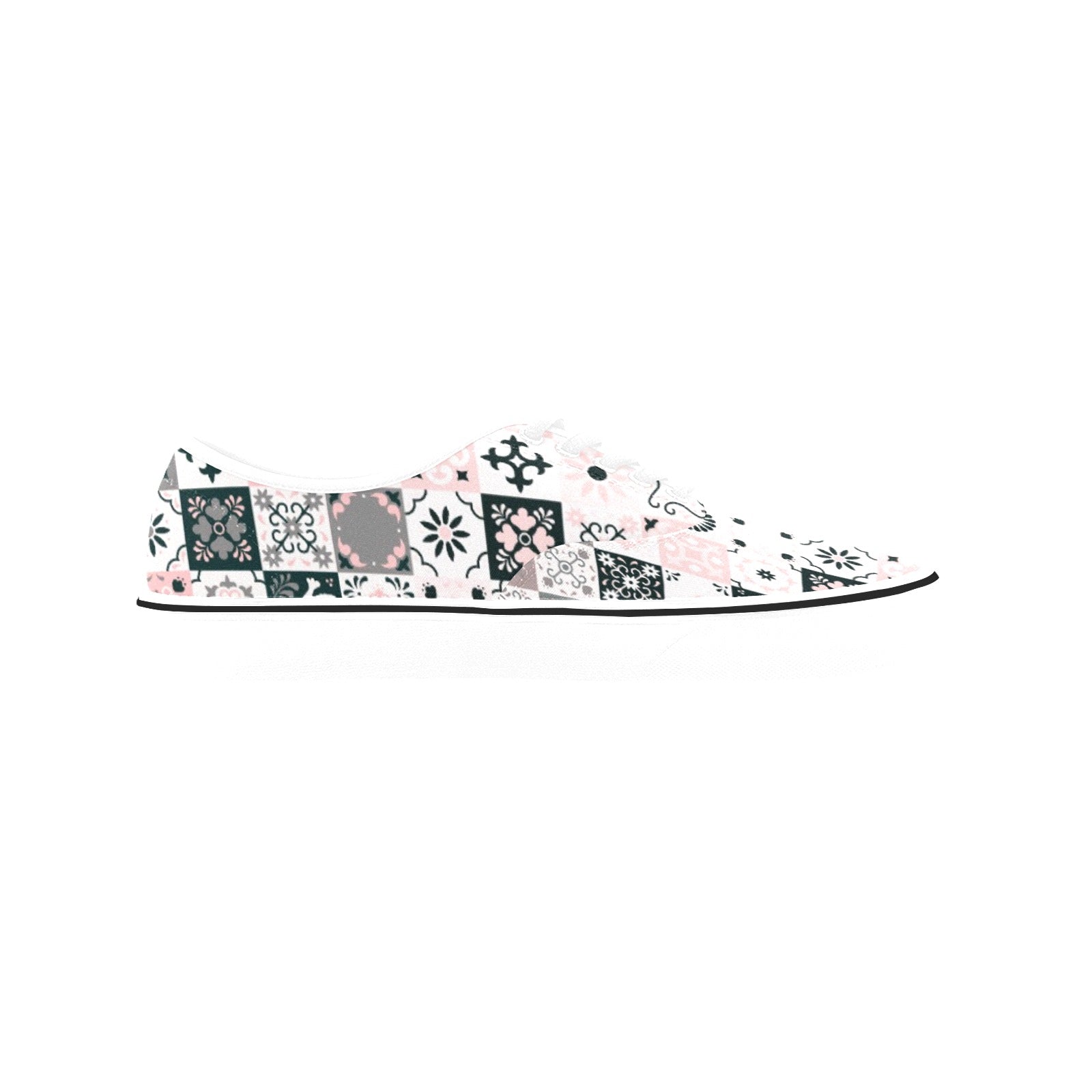Doves and Daggers, Women's Classic Canvas Low Top Sneakers