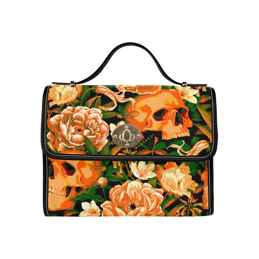 Skull Garden Redzone, canvas purse