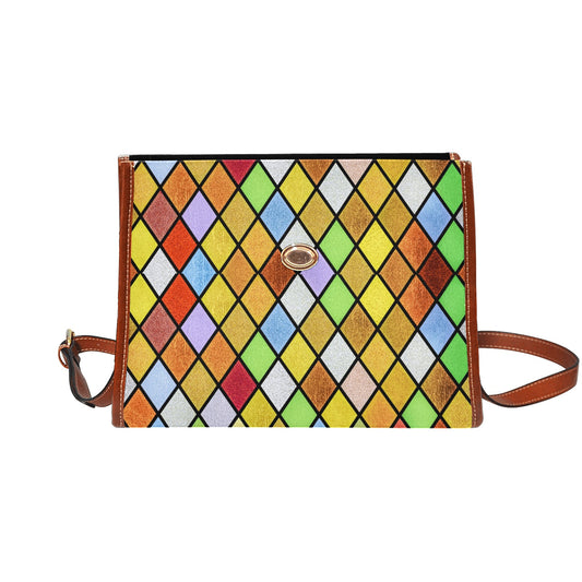 Stained Glass, canvas purse