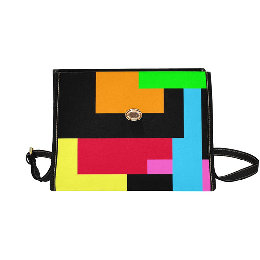 The Cube, canvas purse