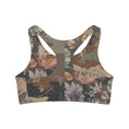 Load image into Gallery viewer, Camo Flowers, Seamless Sports Bra
