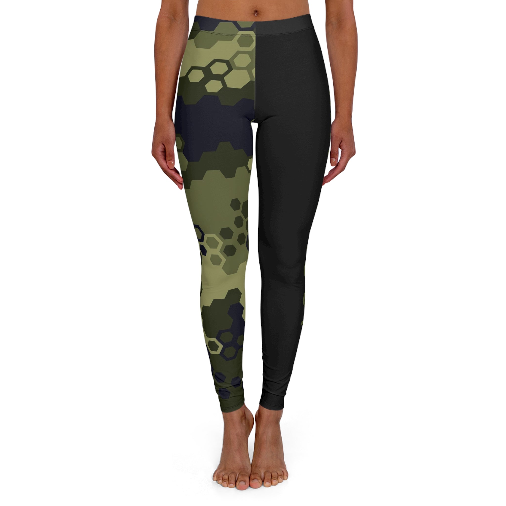 Geometric Camo, Premium Sculpting leggings