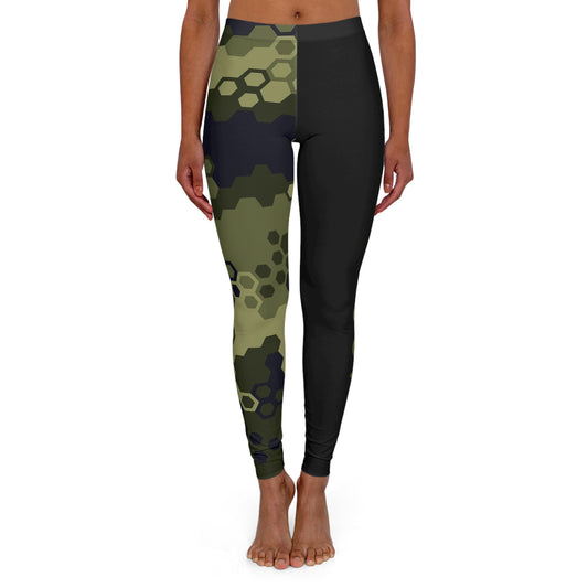 Geometric Camo, Premium Sculpting leggings