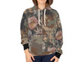 Load image into Gallery viewer, Camo Flowers, Premium Blend Hoodie
