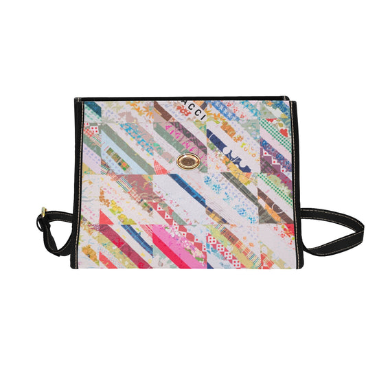Tilted Quilt, canvas purse
