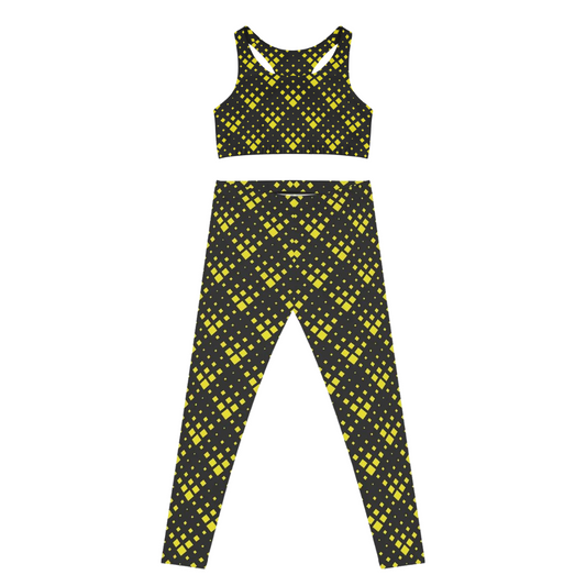 Stealth Bomber, Leggings and Sports Bra Full Set