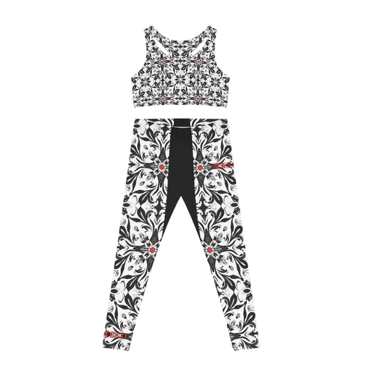 Wallpaper, Leggings and Sports Bra Full Set