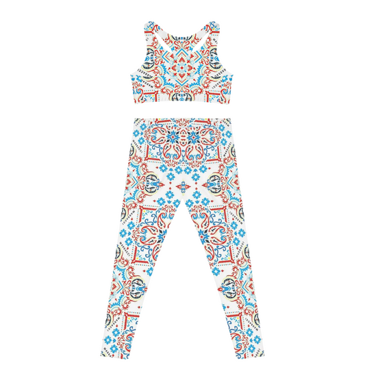 Mosaic, Leggings and Sports Bra Full Set