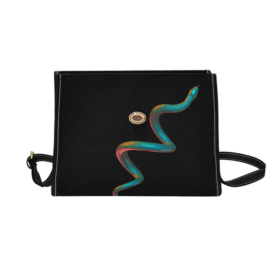 The Coil, canvas purse