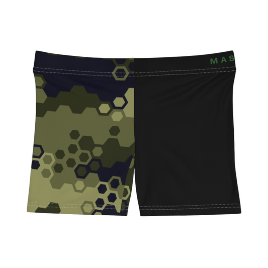 Geometric Camo, Workout Shorts