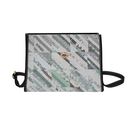 Land Map, canvas purse