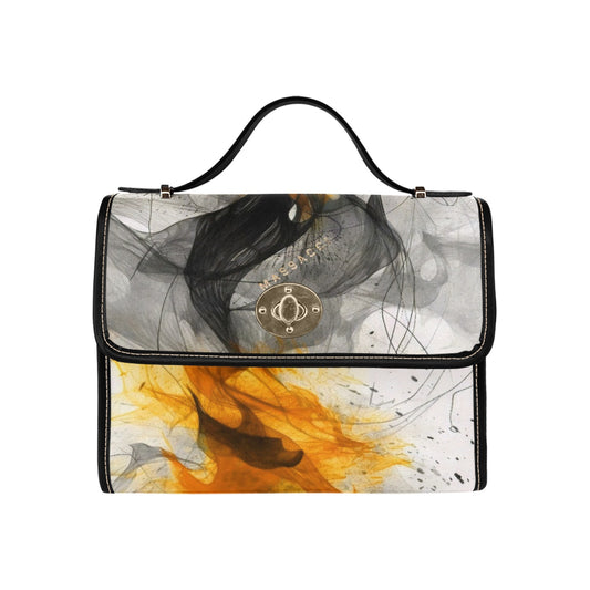Smoke and Fire, canvas purse