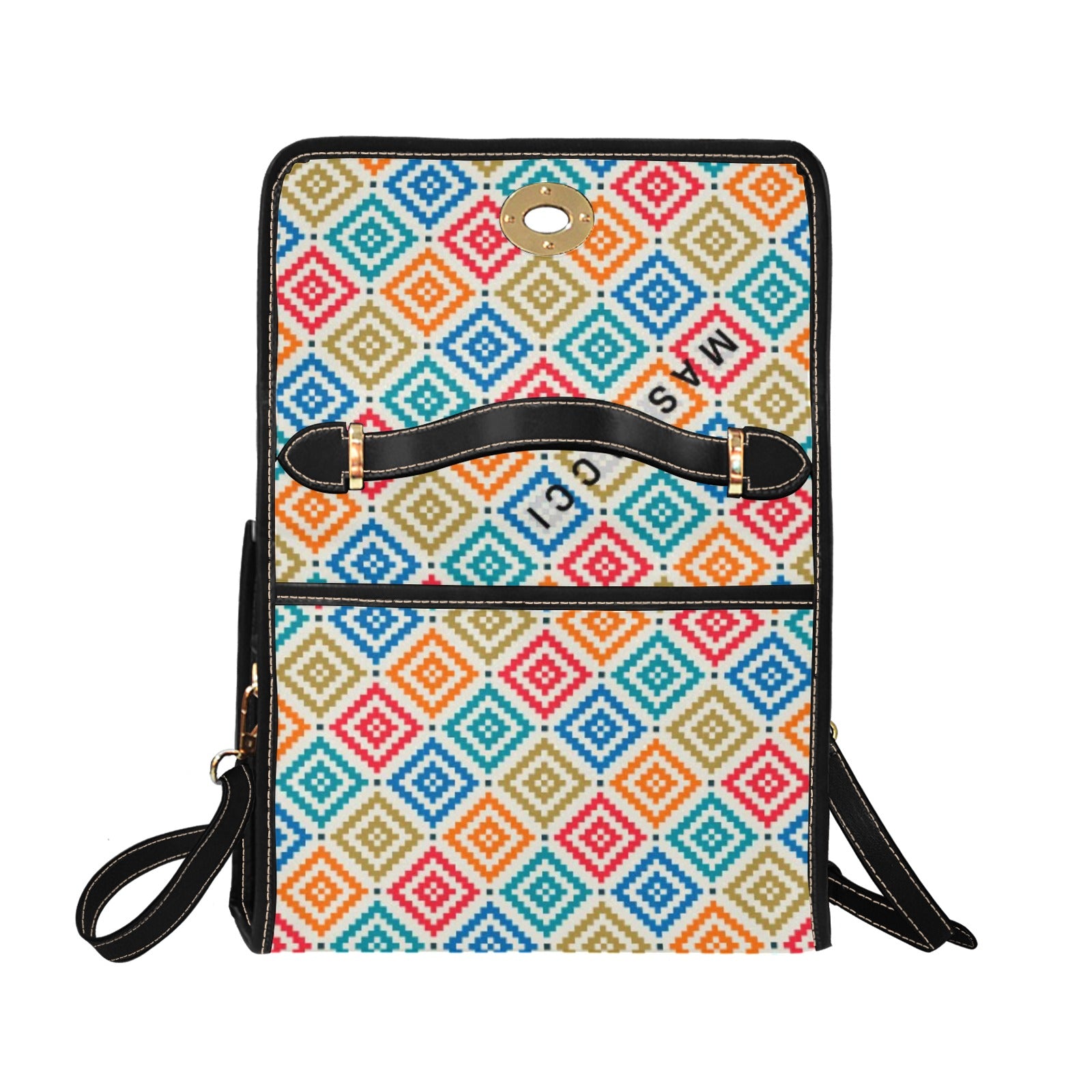 Diamond Bright, canvas purse