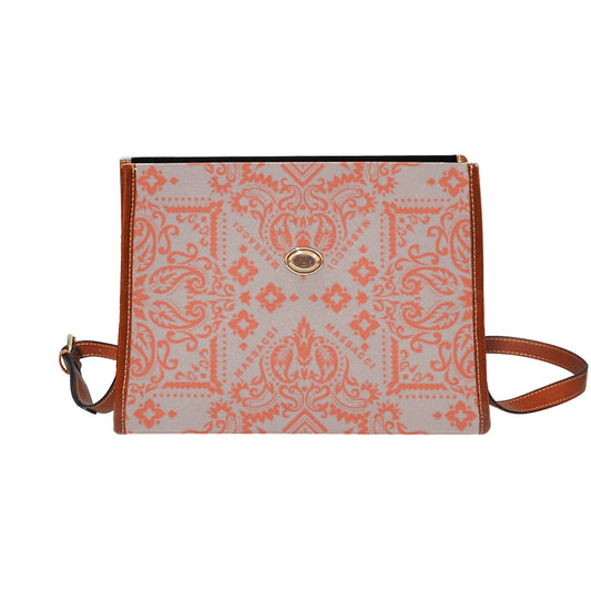 Autumn Lace, canvas purse
