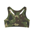 Load image into Gallery viewer, Camo Dot, Seamless Sports Bra
