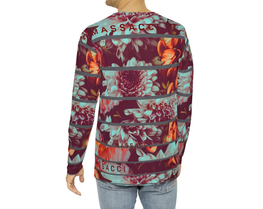 Grey Flowers, Men's Long Sleeve