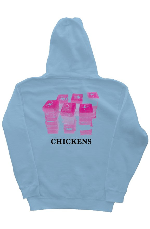 Chickens, heavyweight pullover hoodie