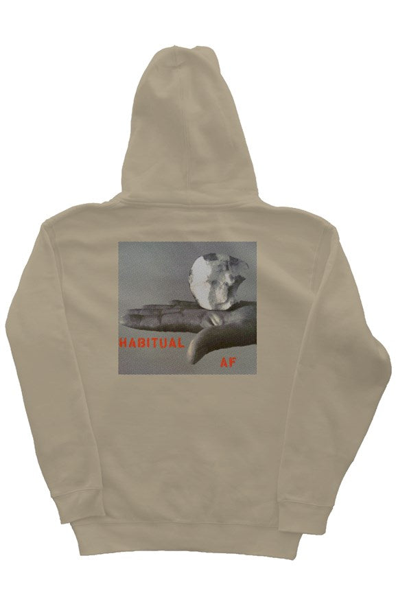 Habitual AF, heavyweight pullover hoodie