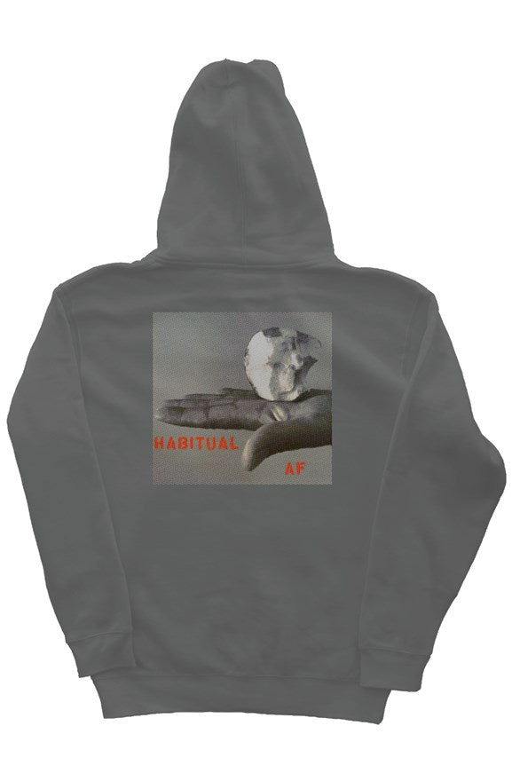 Habitual AF, heavyweight pullover hoodie