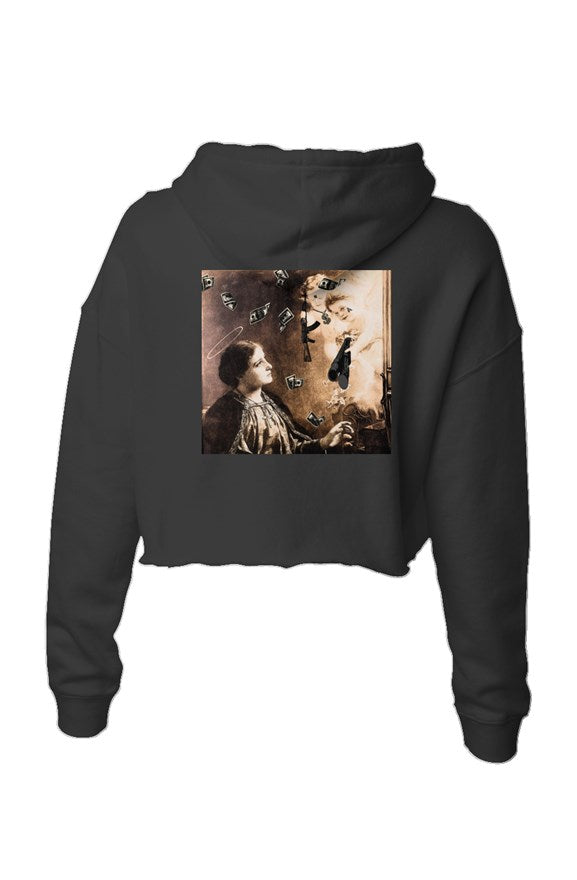 You Two Went Down There Again, Didn't You. Lightweight Crop Hoodie