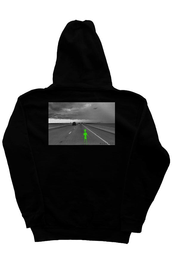 Highway Man, heavyweight pullover hoodie