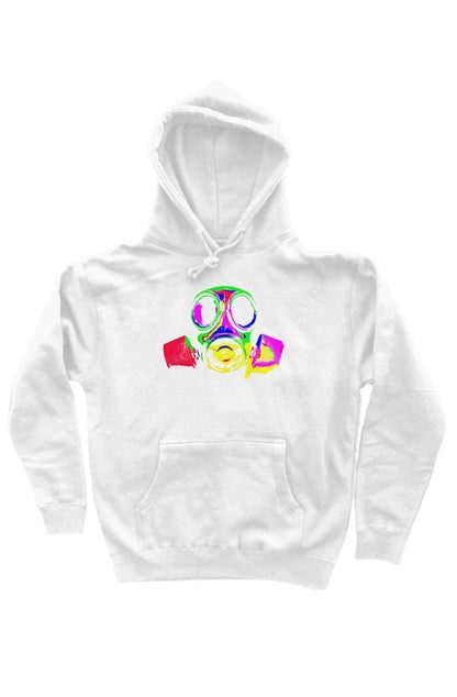 Gas Mask heavyweight pullover hoodie one sided