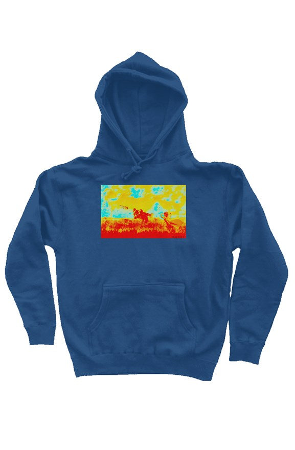 Suns Out Guns Out, heavyweight pullover hoodie One Sided