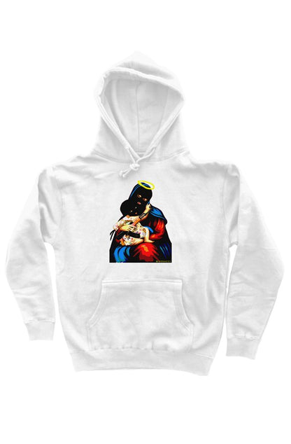 We Protect What's Important, heavyweight pullover hoodie One Sided
