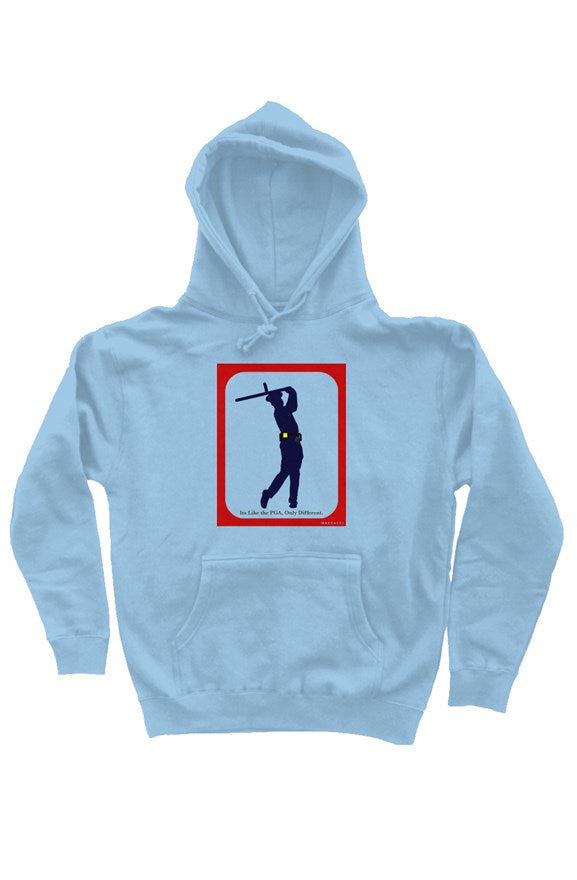 It's Like the PGA Only Different, heavyweight pullover hoodie One Sided