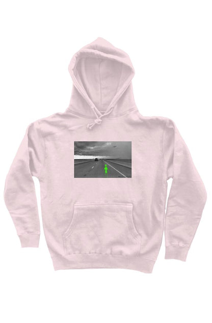 Highway Man, heavyweight pullover hoodie One Sided