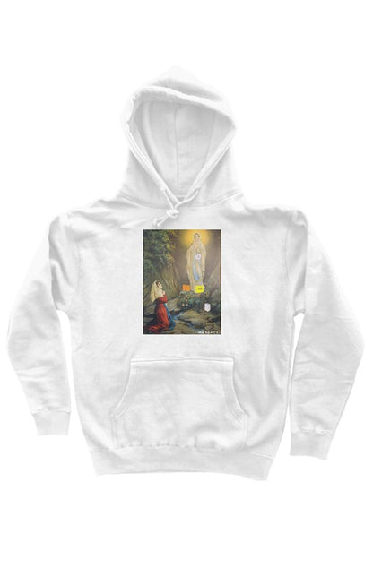 Please Pretty Please, heavyweight pullover hoodie One Sided