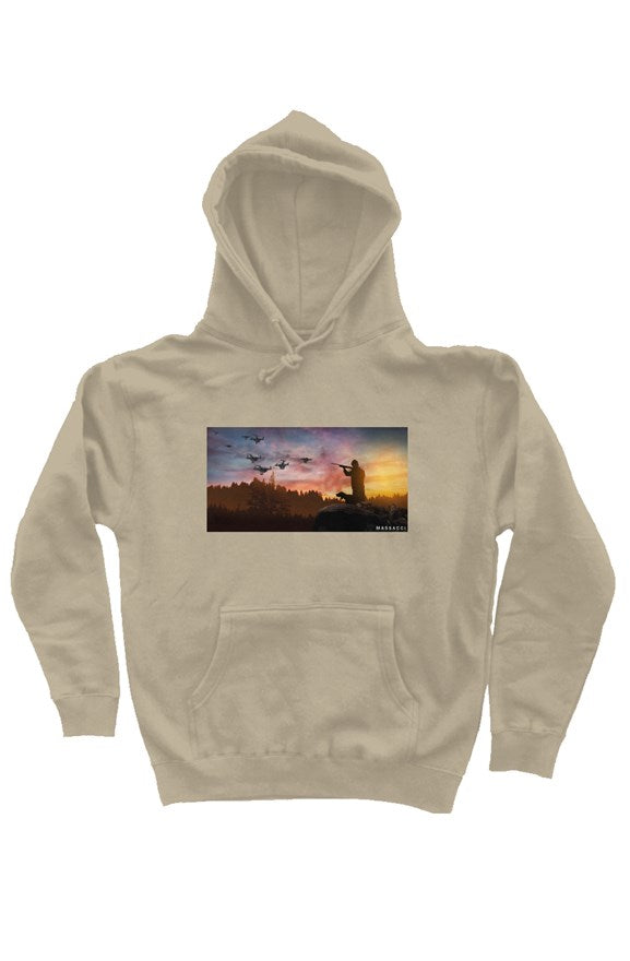 Nostalgia for the Future, heavyweight pullover hoodie One Sided
