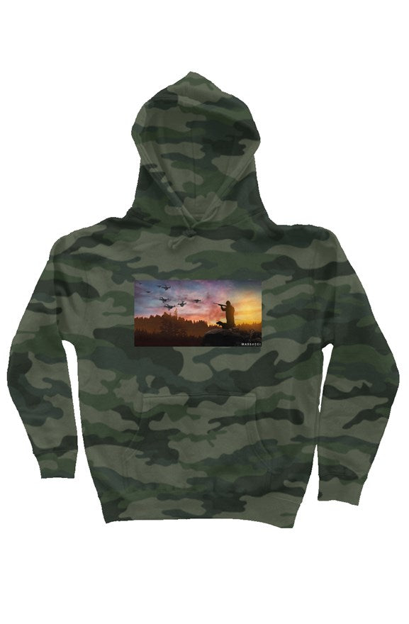 Nostalgia for the Future, heavyweight pullover hoodie One Sided