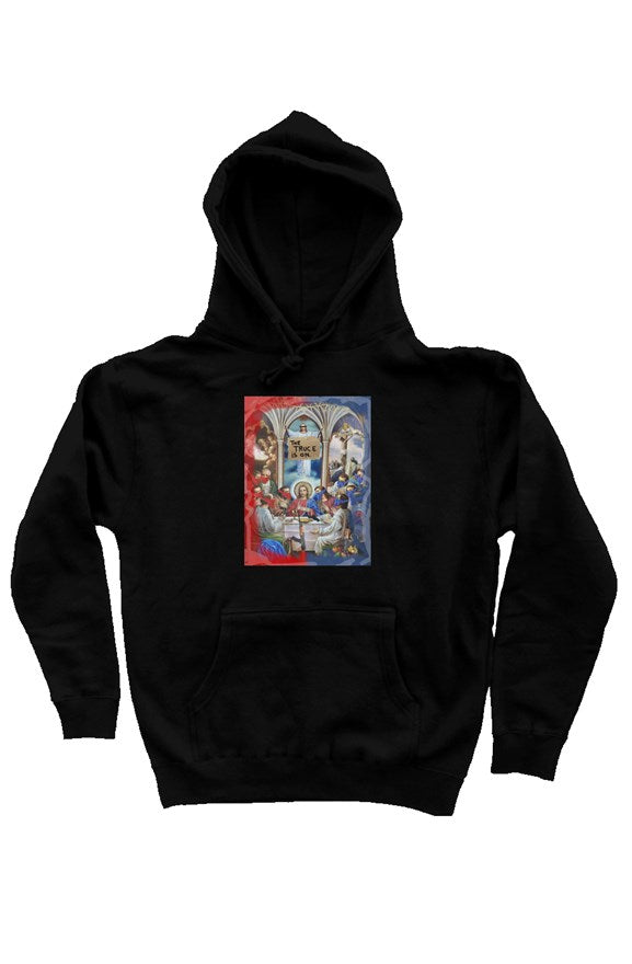 The Last Hustle heavyweight pullover hoodie One Sided
