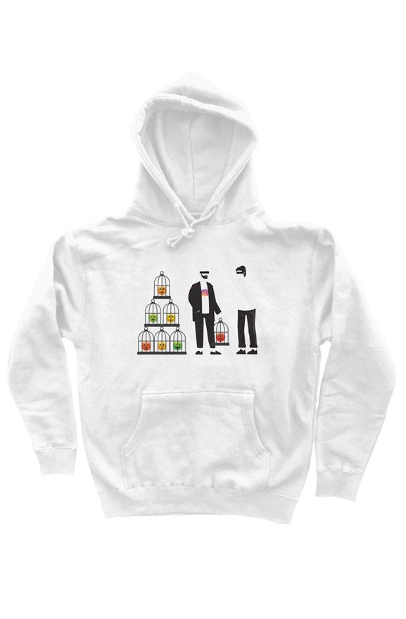 Dopamine Dealer heavyweight pullover hoodie One Sided