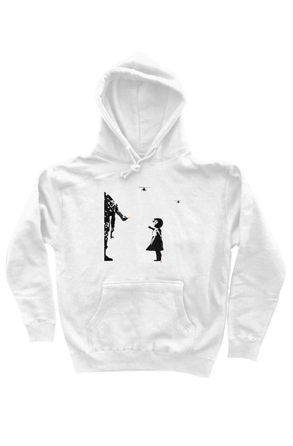 Collateral Kid, heavyweight pullover hoodie One Sided